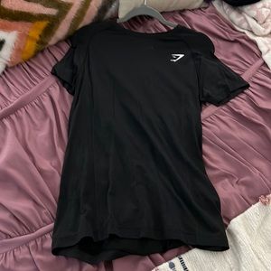 Gymshark Vital Seamless Black Short Sleeve Top